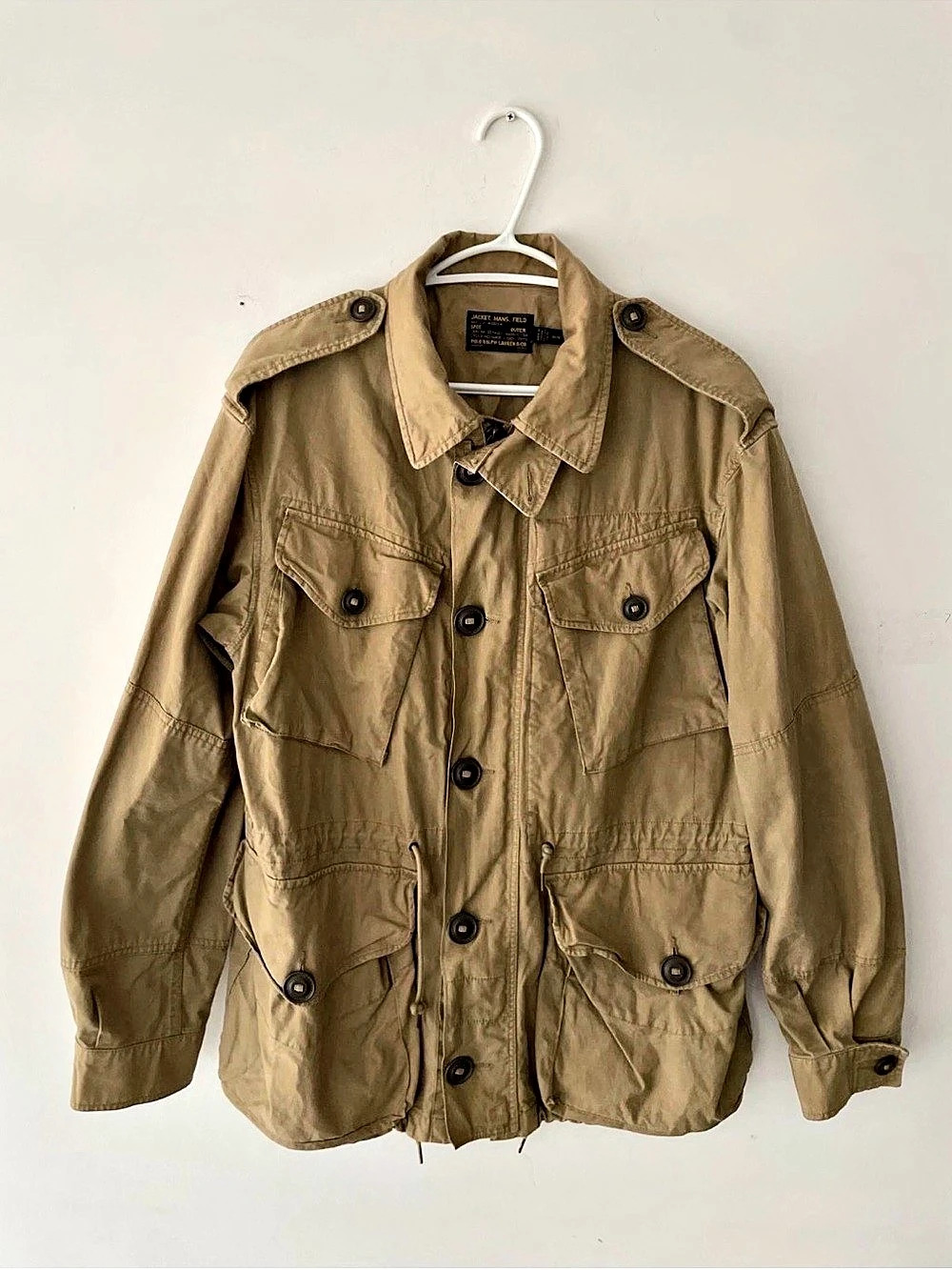 Polo Ralph Lauren Field Jacket Cotton Size Medium